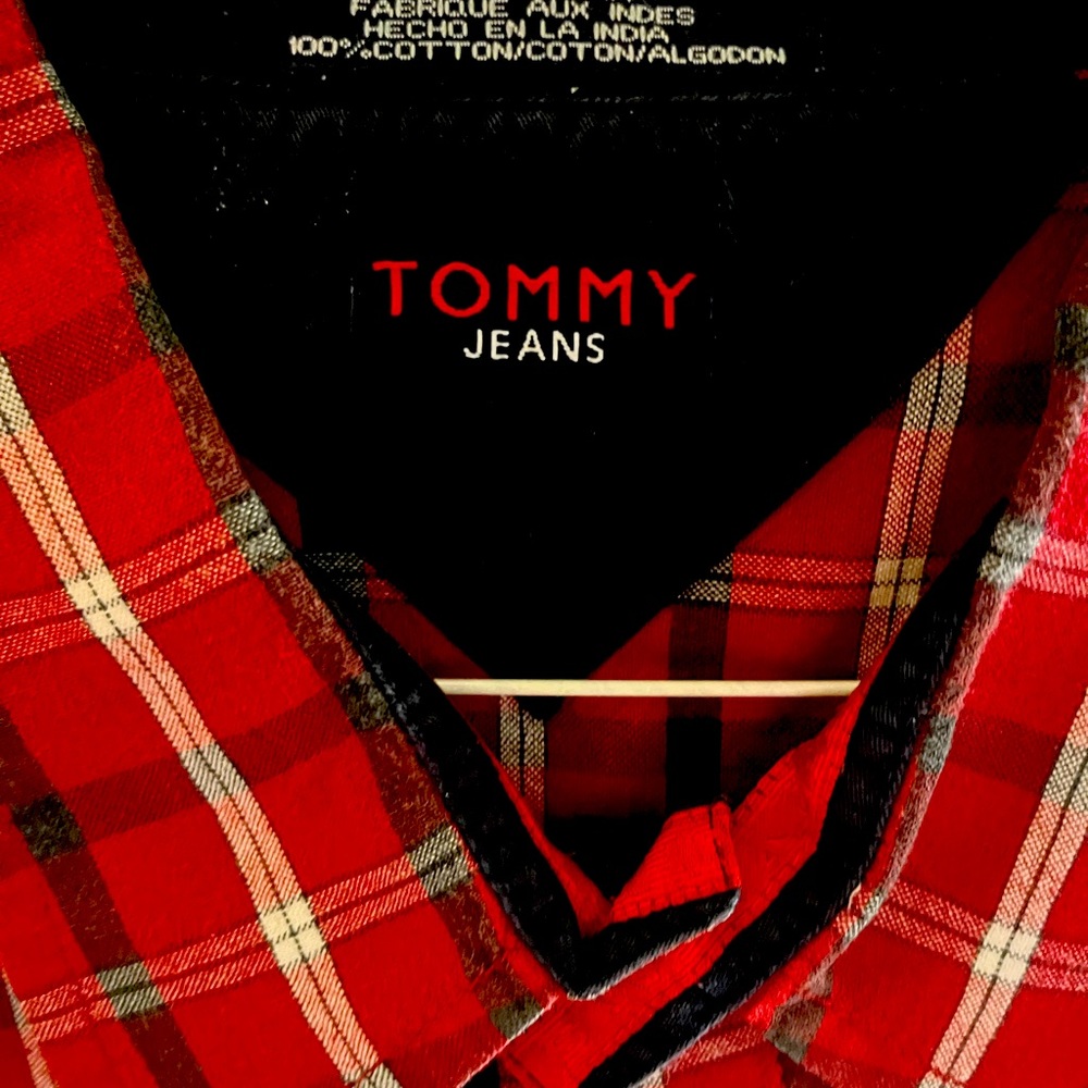 Tommy jeans long sleeve dress shirt